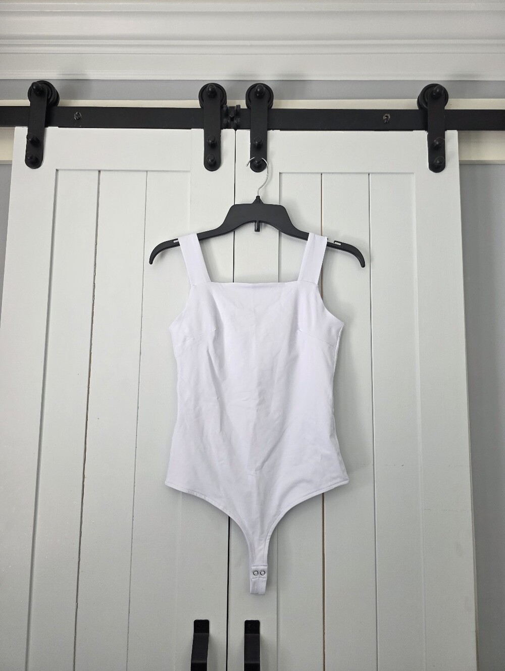 REORIA Butsmoot Women's Basic Sexy Square Neck Sleeveless Bodysuit. NEW!